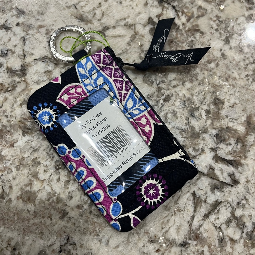 Vera Bradley Alpine Floral ID Case RETIRED